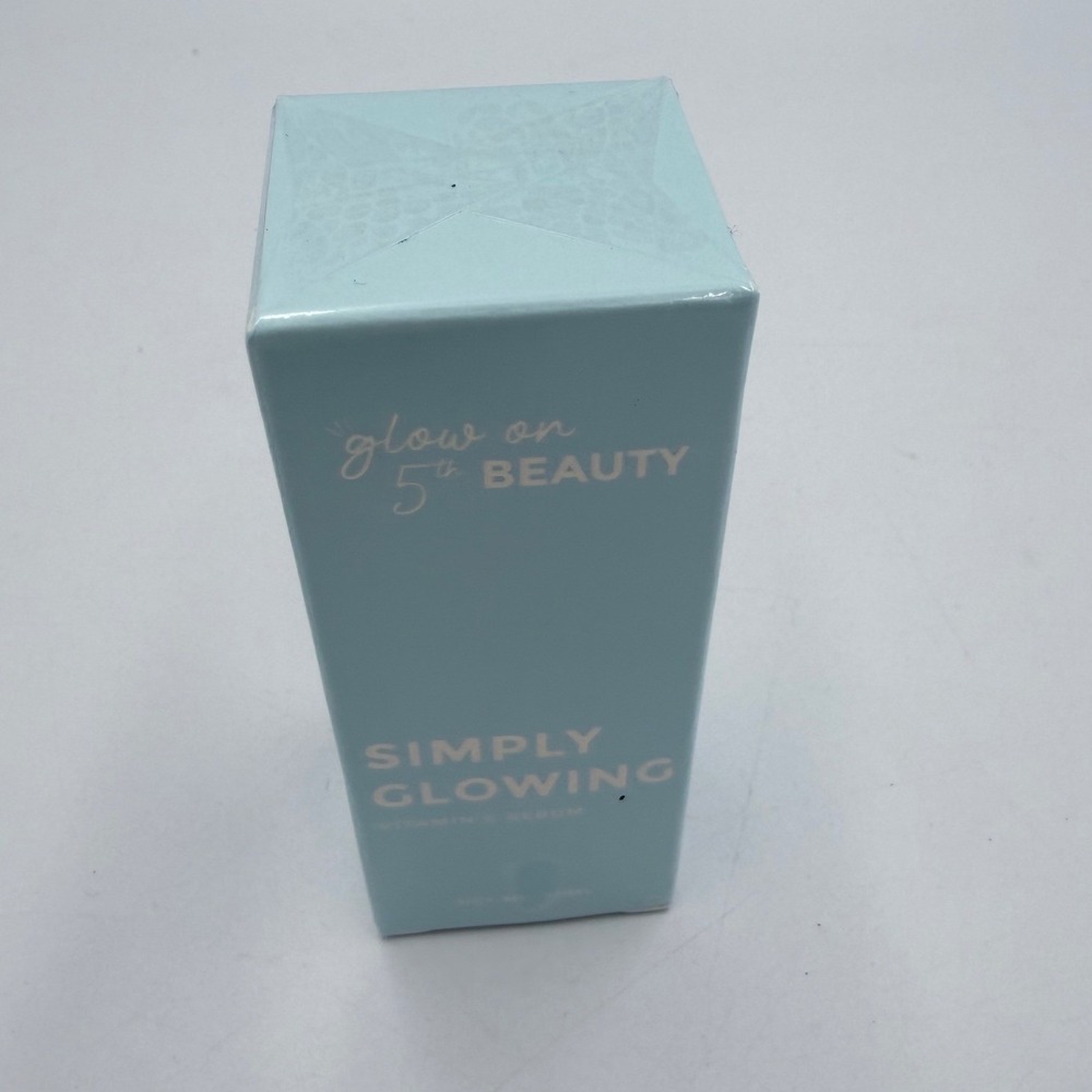 Glow‎ on 5th Beauty Simply Glowing Vitamin C Serum 30ml Blue Box New Sealed